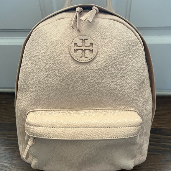 Tory Burch Handbags - Tory Burch Light Tan Leather Backpack